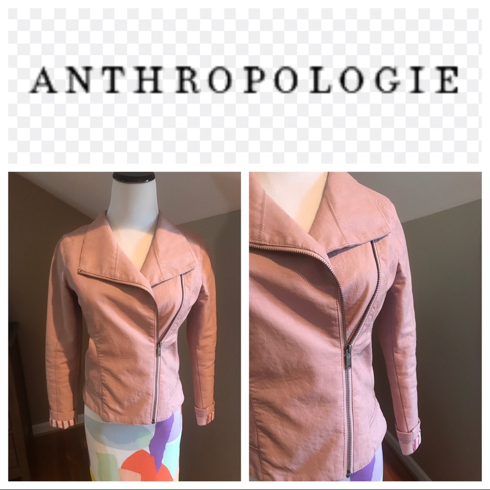 Anthro moto jacket
